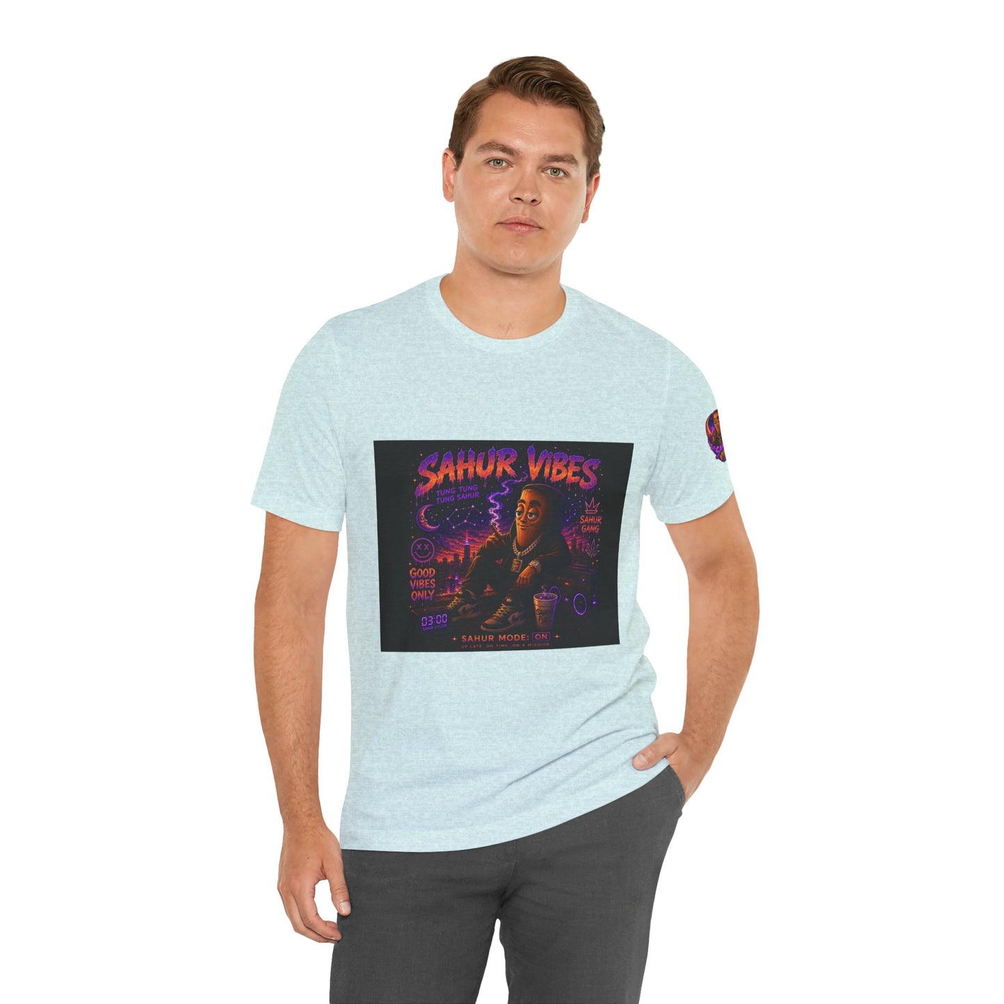 Tung Tung Tung Sahur SOLO Night Smoke DOLO Tee — Urban Chill Cartoon Design