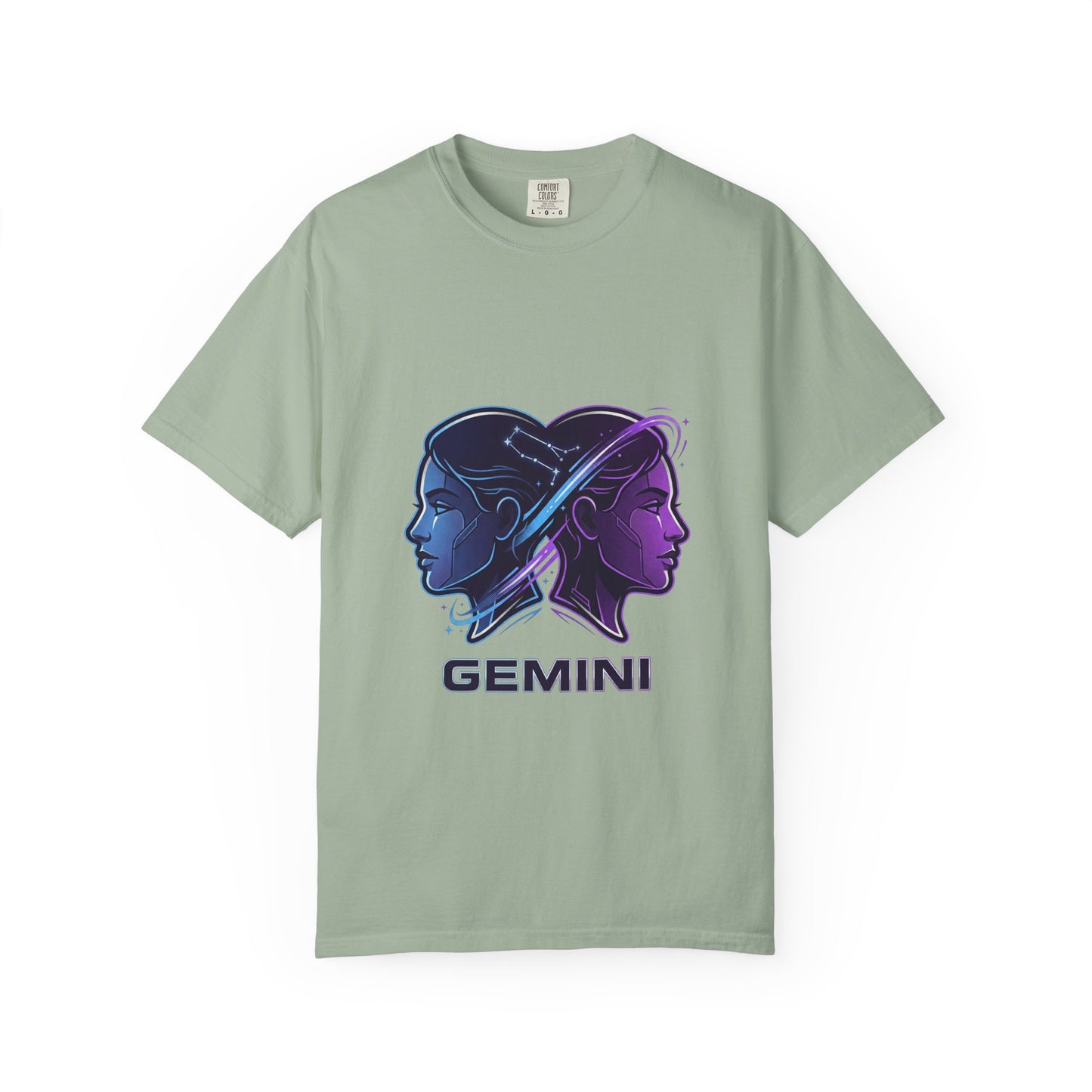Gemini Zodiac T‑Shirt — Dual Faces Astrology Tee