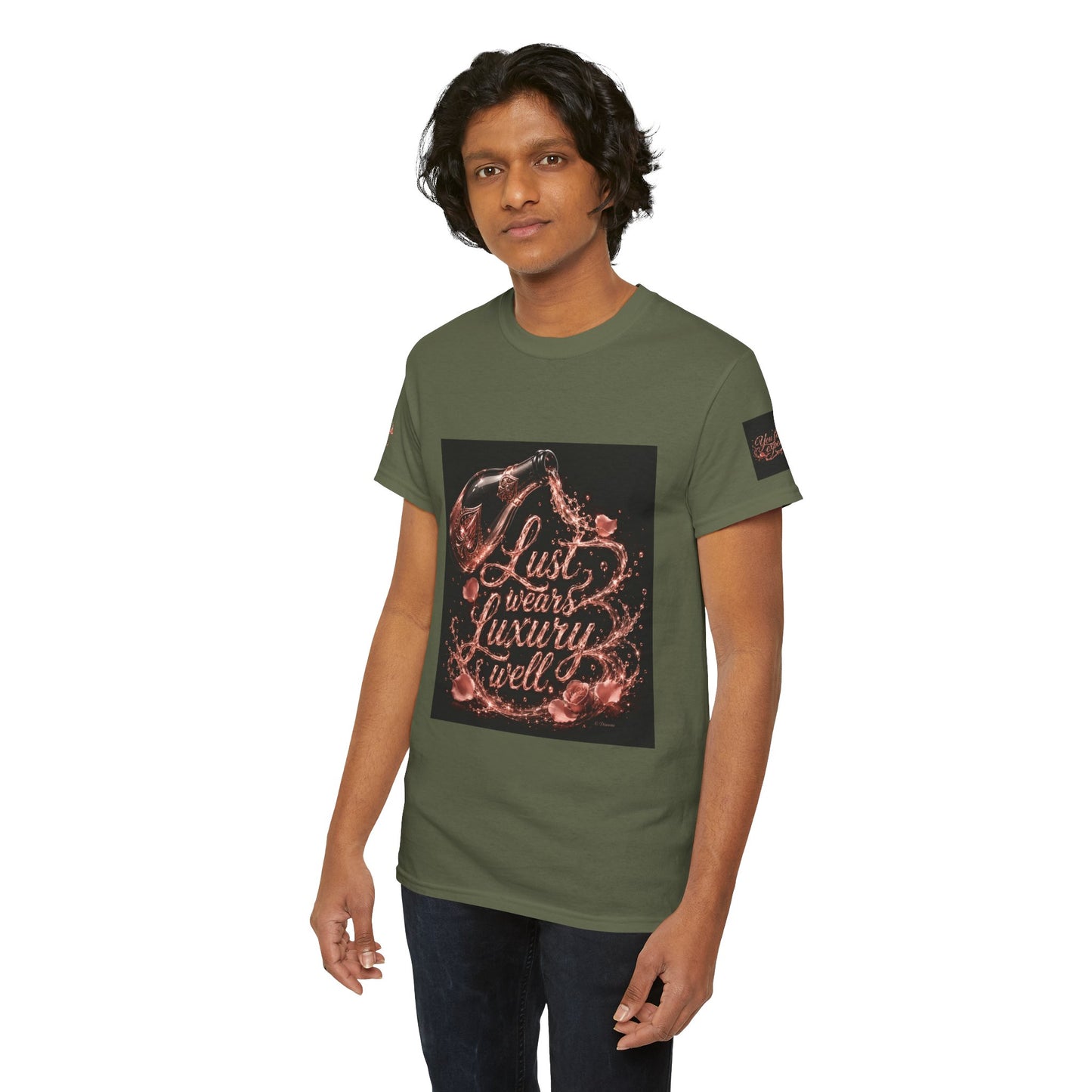 Lust Treats Luxury Well T-Shirt – Vintage Script Graphic Tee