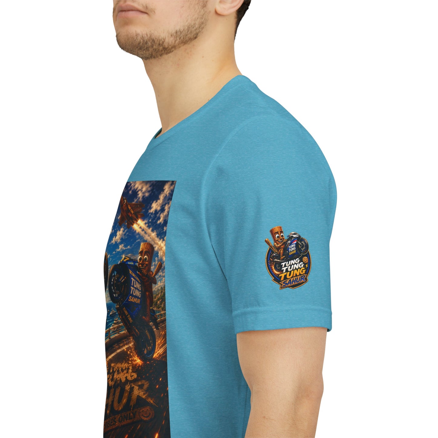 Motorcycle Stunt Tee — Sahara Riders Graphic T-Shirt