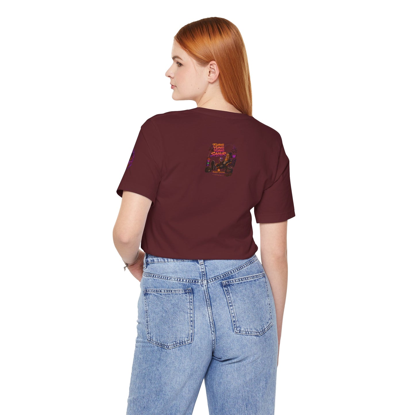 Tung Tung Tung Sahur Laid-Back Nightlife Graphic Tee — "Things Take Time" Urban Cartoon Design