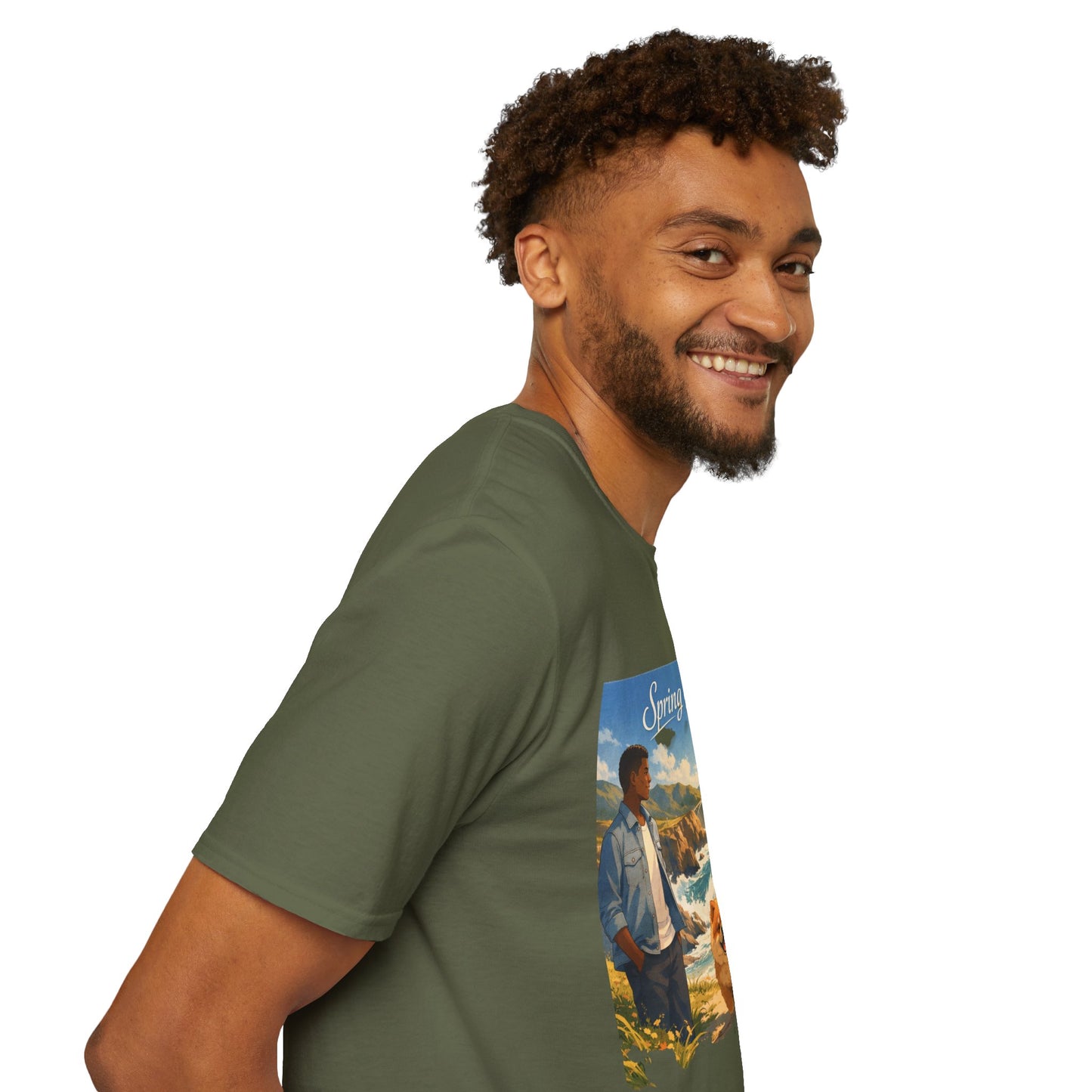 Spring of Us T-Shirt — Romantic Coastal Illustration Tee