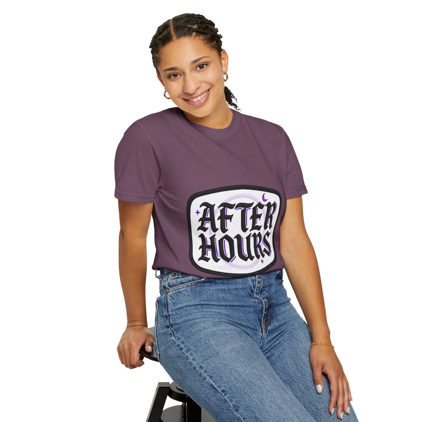 After Hours Graphic T-Shirt — Gothic Moon Lounge Tee