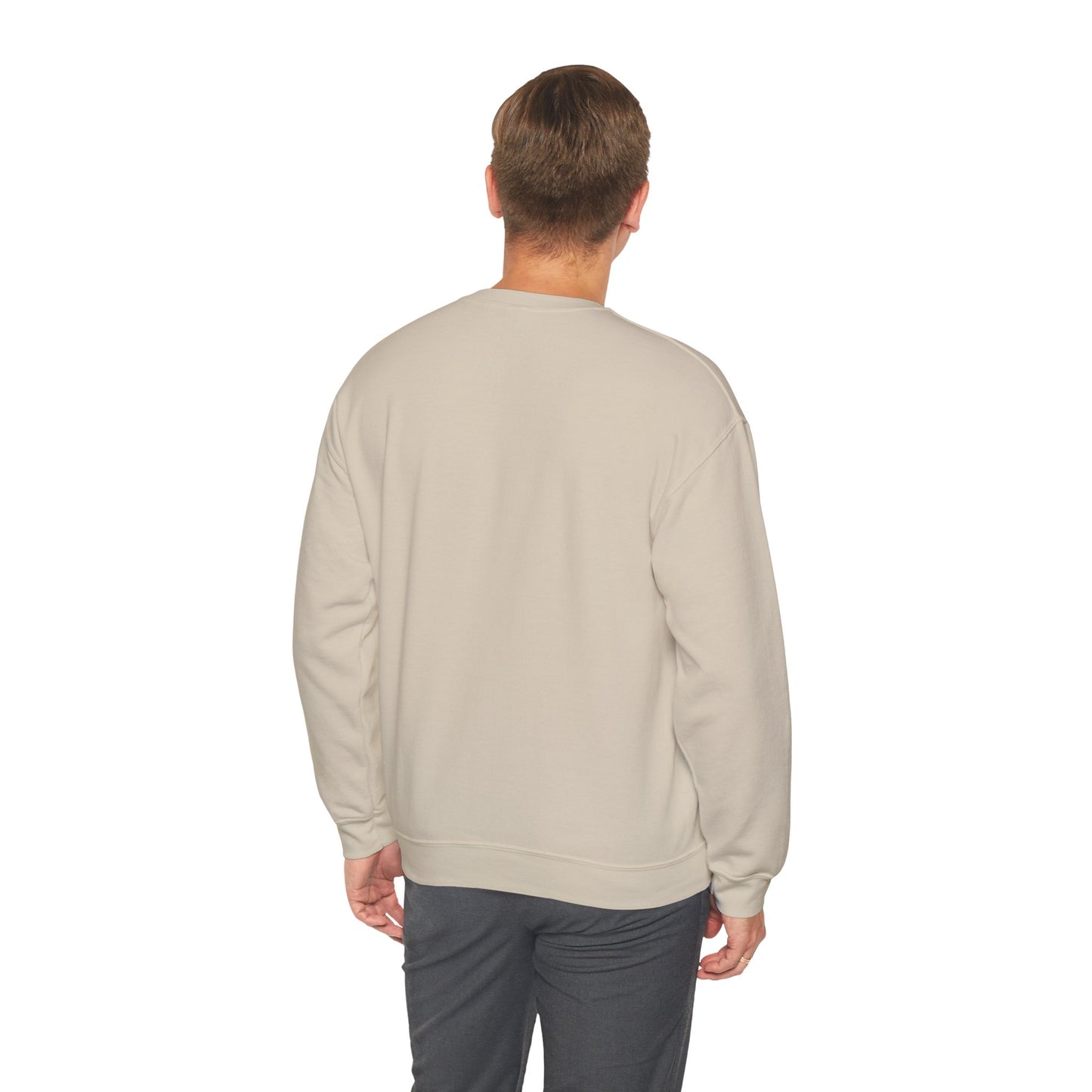 Crewneck Sweatshirt — Franconia Notch Winter Couple Scenic Graphic