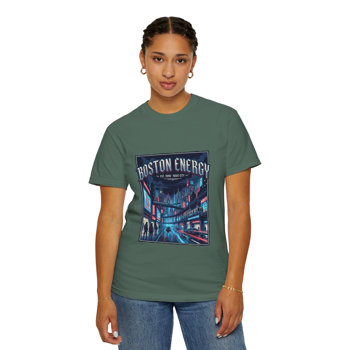 Boston Energy Graphic T-Shirt — Neon City Streetwear