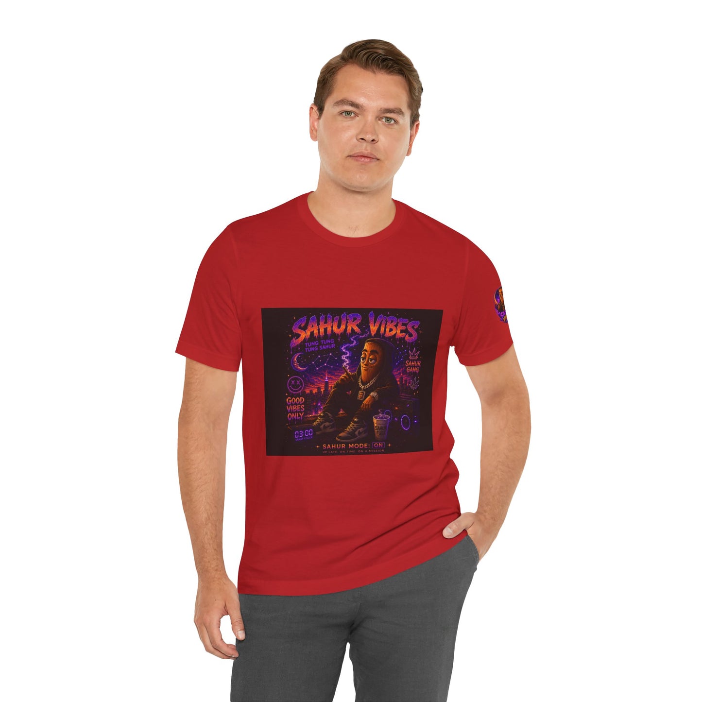 Tung Tung Tung Sahur SOLO Night Smoke DOLO Tee — Urban Chill Cartoon Design