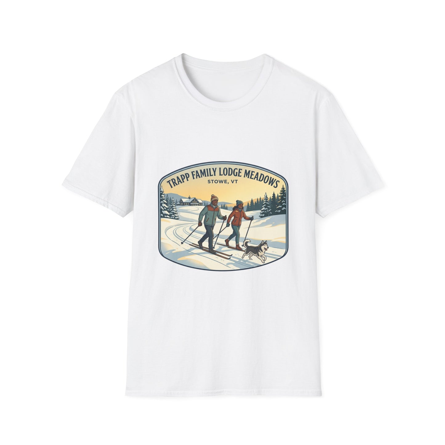 Trapp Family Lodge Meadows Skiing T-Shirt