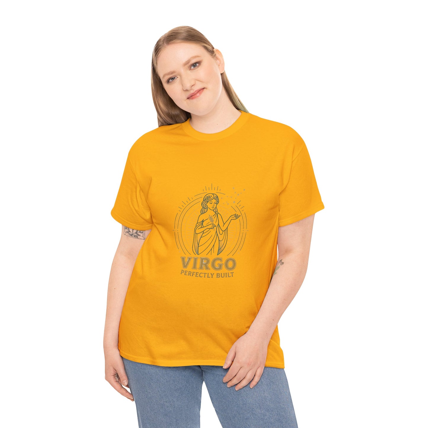 Virgo 'Perfectly Built' Zodiac T-Shirt — Astrology Graphic Tee
