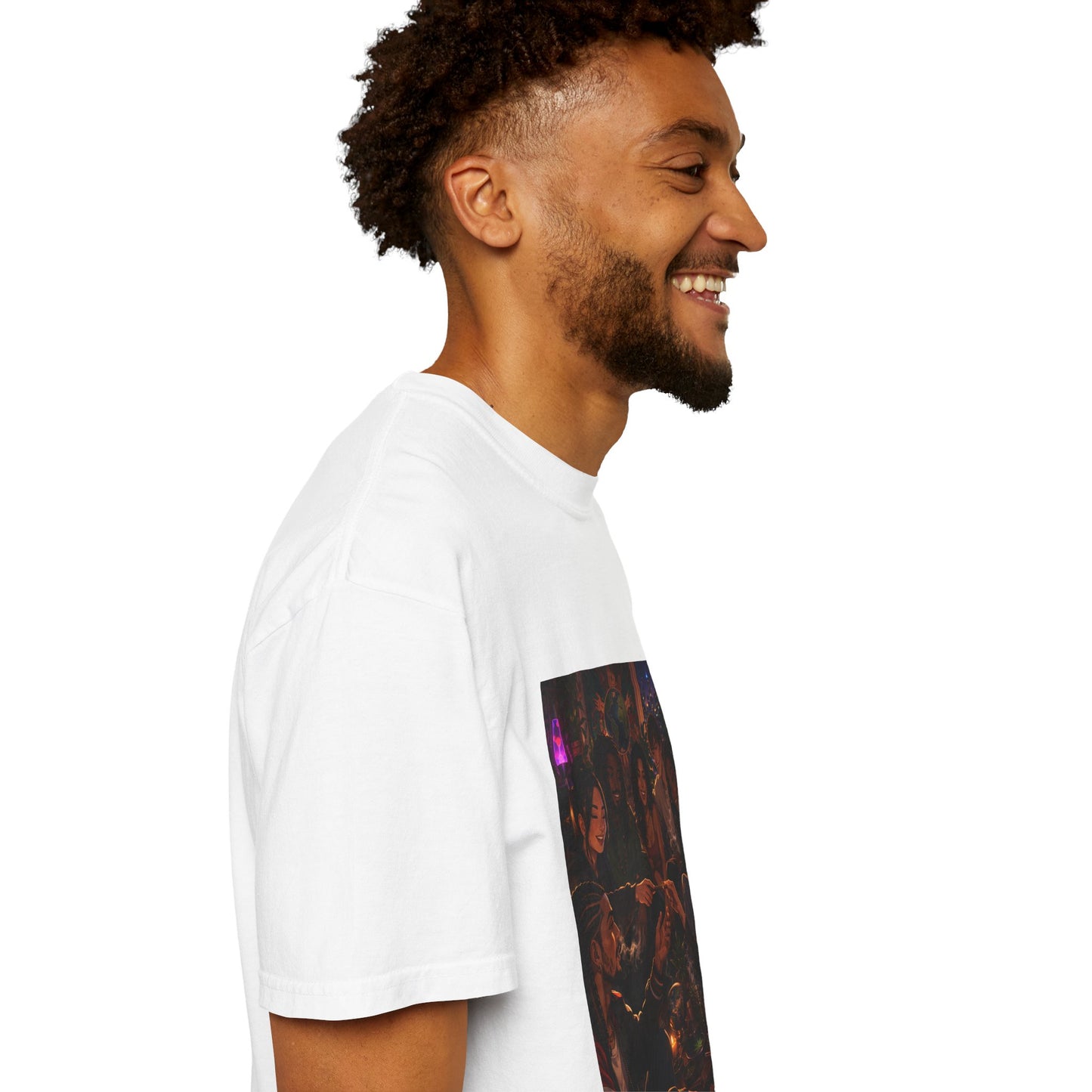 OUR MEMORIES - Vintage Night Party Scene T-Shirt
