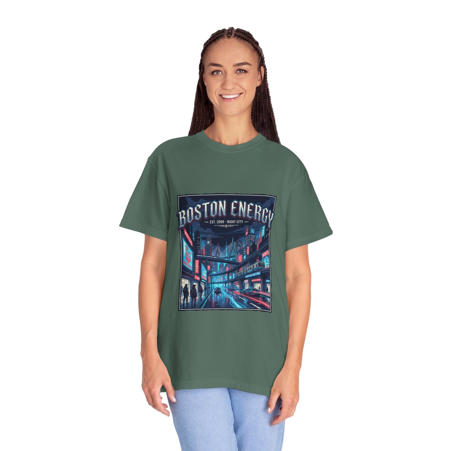 Boston Energy Graphic T-Shirt — Neon City Streetwear