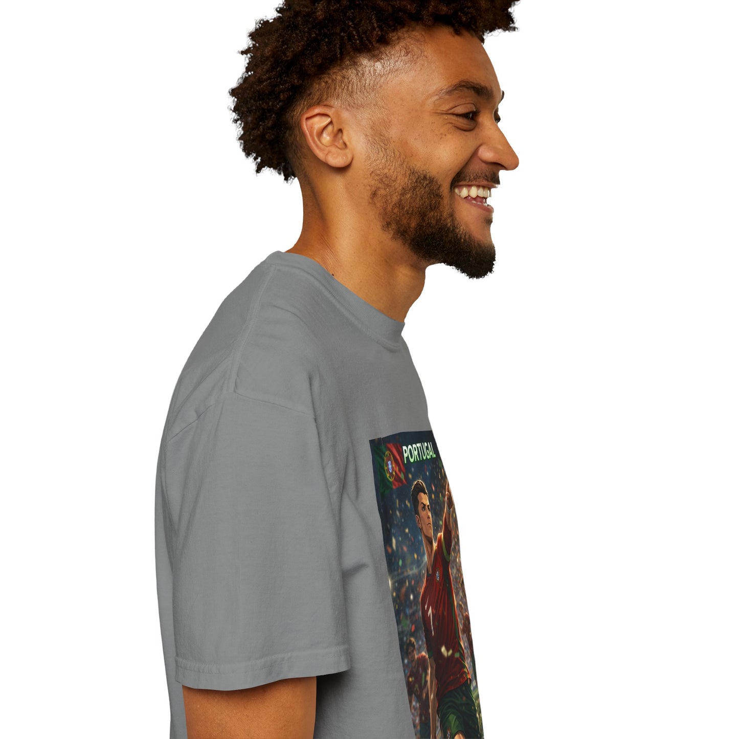 Portugal Soccer Poster T-Shirt — Cristiano Ronaldo Tribute Tee