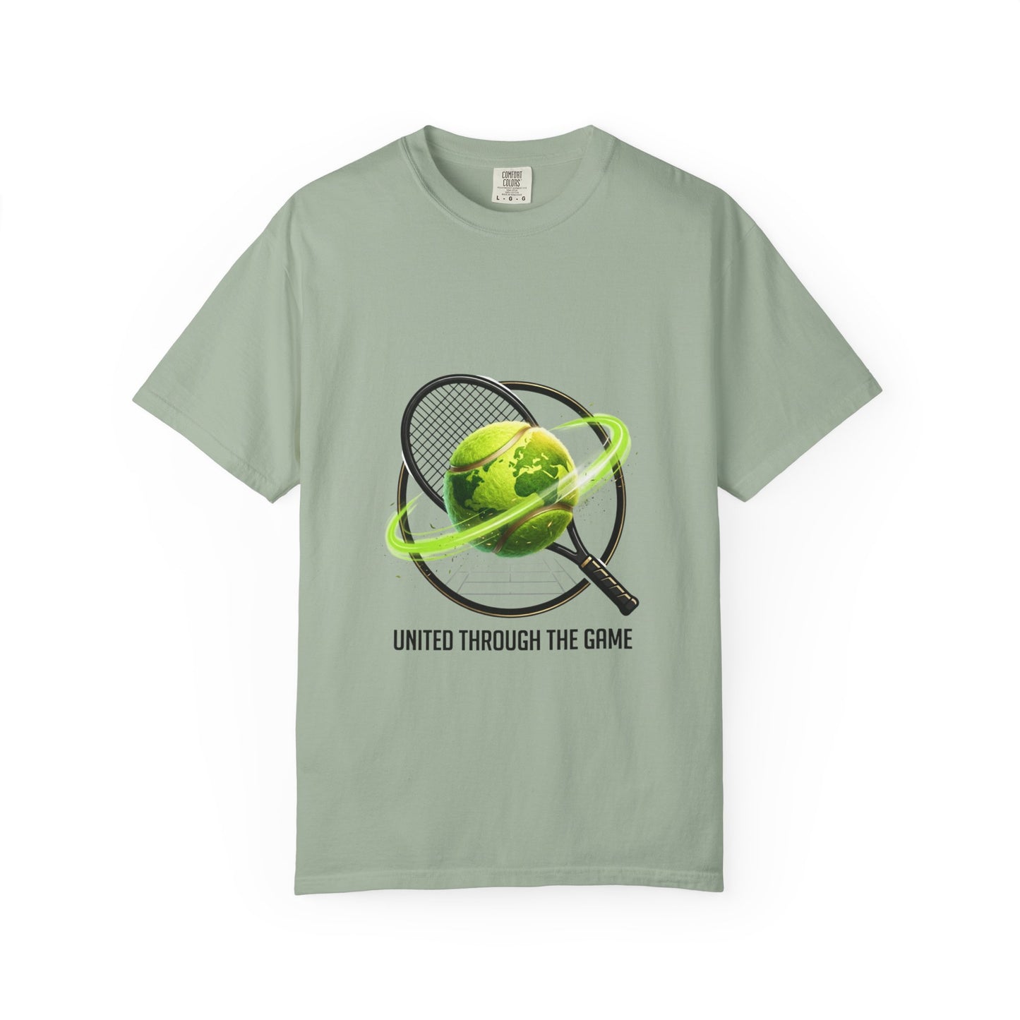 Tennis Globe T‑Shirt — "United Through the Game" Sports Tee