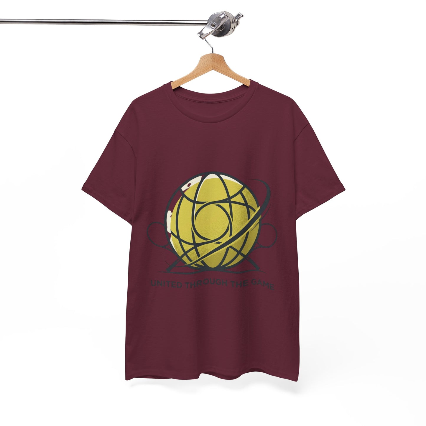 Basketball Orbit T-Shirt — “United Through The Game” Graphic Tee