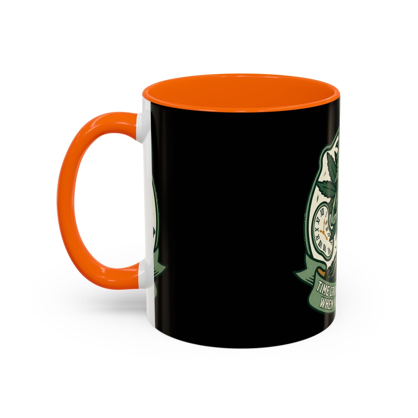 Rooted Wisdom Coffee Mug — "Time Grows Differently When You Are Rooted"