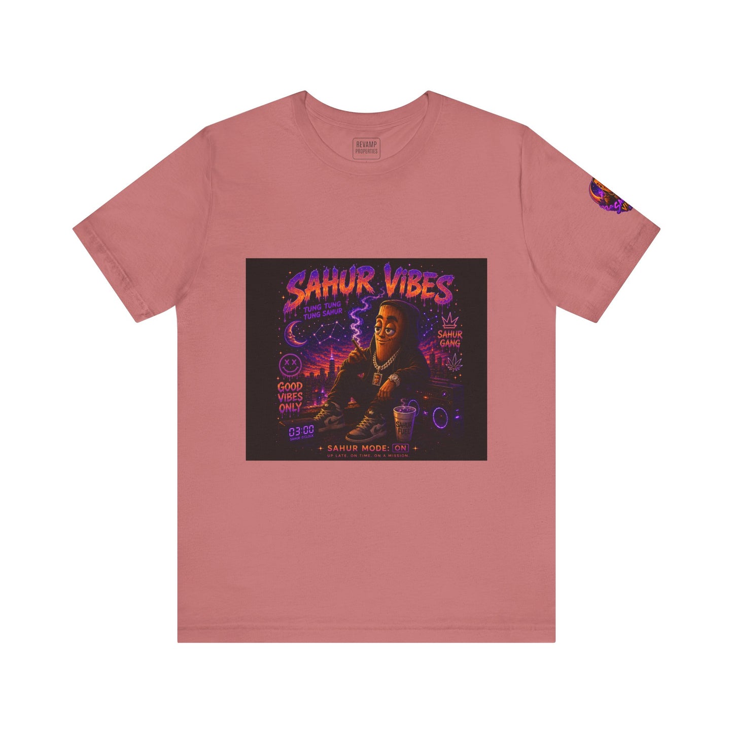 Tung Tung Tung Sahur SOLO Night Smoke DOLO Tee — Urban Chill Cartoon Design