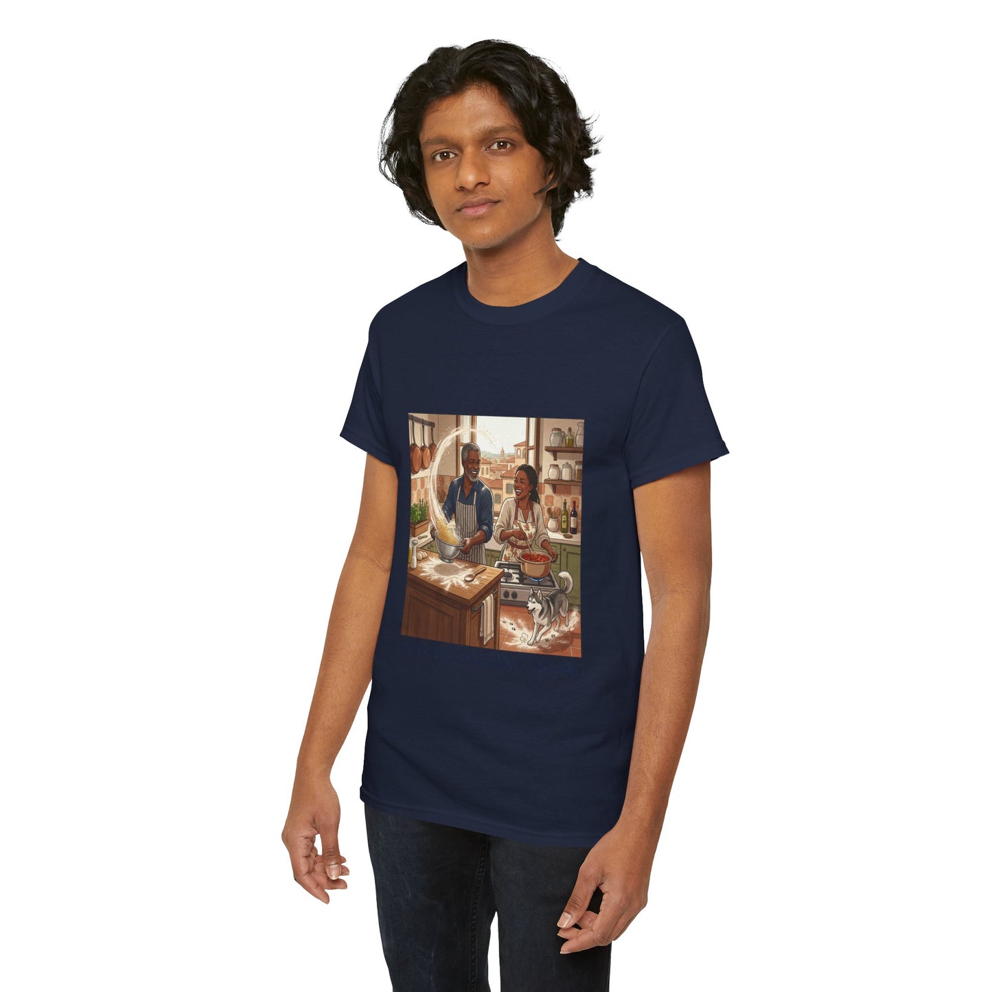 T-Shirt — 'Cooking Disaster — Rome' Illustrated Cooking Tee