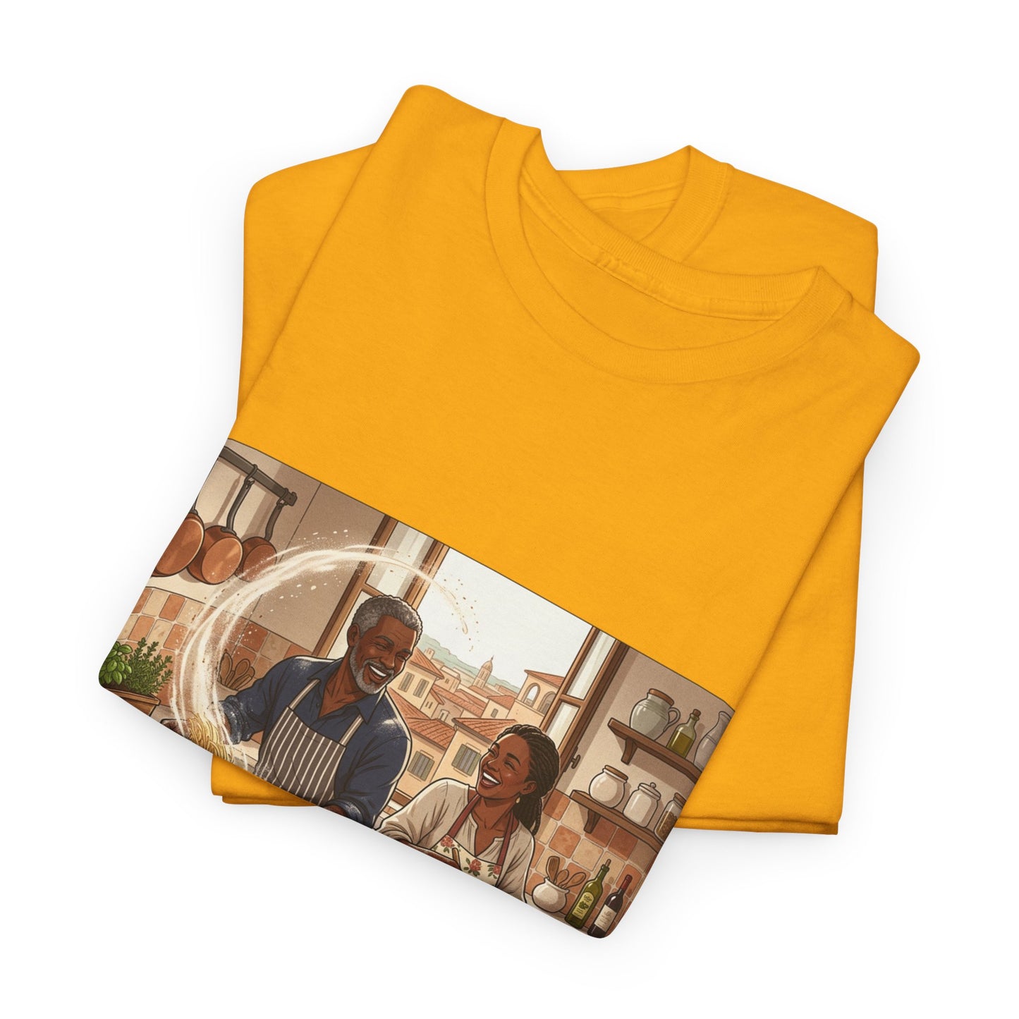 T-Shirt — 'Cooking Disaster — Rome' Illustrated Cooking Tee