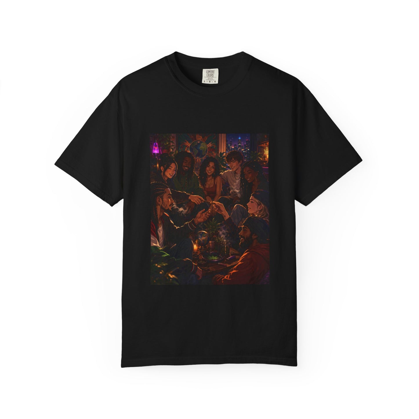 OUR MEMORIES - Vintage Night Party Scene T-Shirt