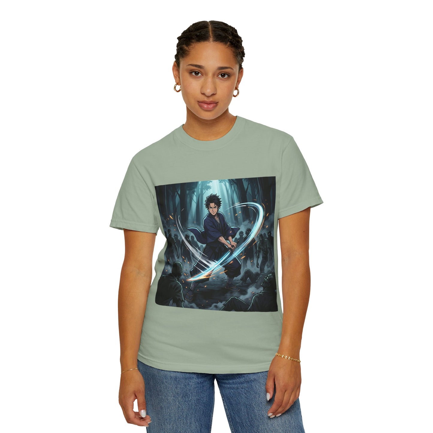 Mage Battlemage T‑Shirt — Fantasy Wizard Magic Sword Illustration Tee
