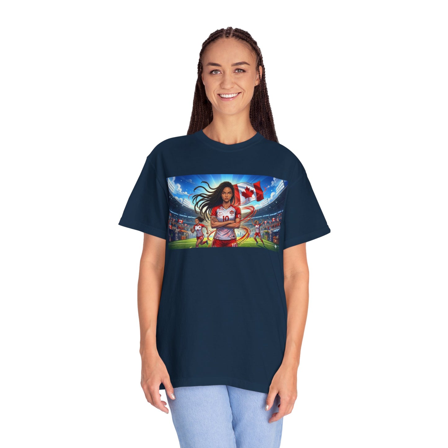 Soccer Star Canada T-Shirt — Women’s Team Jersey Graphic