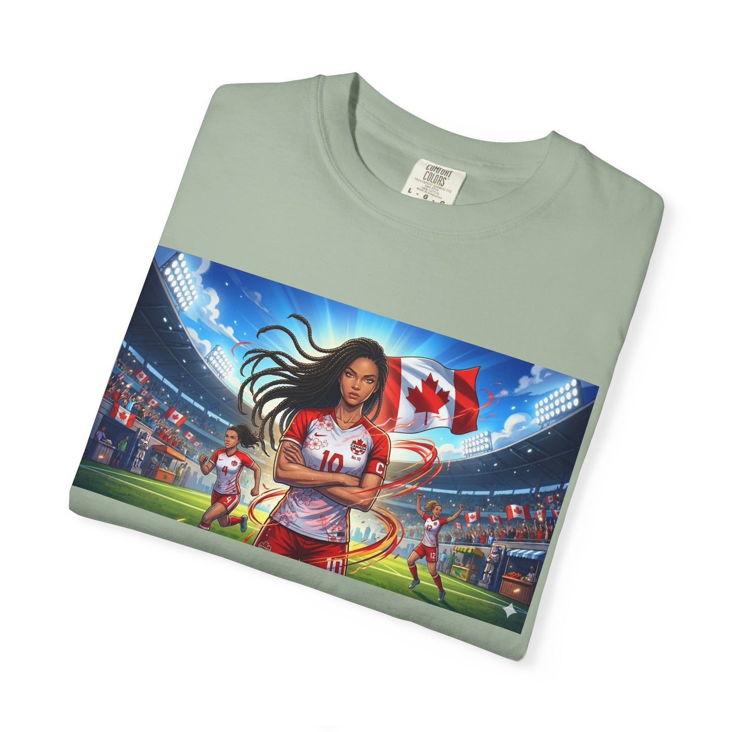 Soccer Star Canada T-Shirt — Women’s Team Jersey Graphic