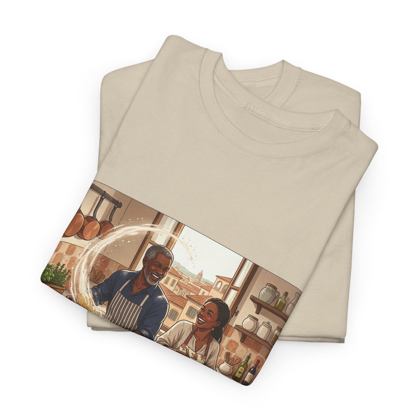 T-Shirt — 'Cooking Disaster — Rome' Illustrated Cooking Tee