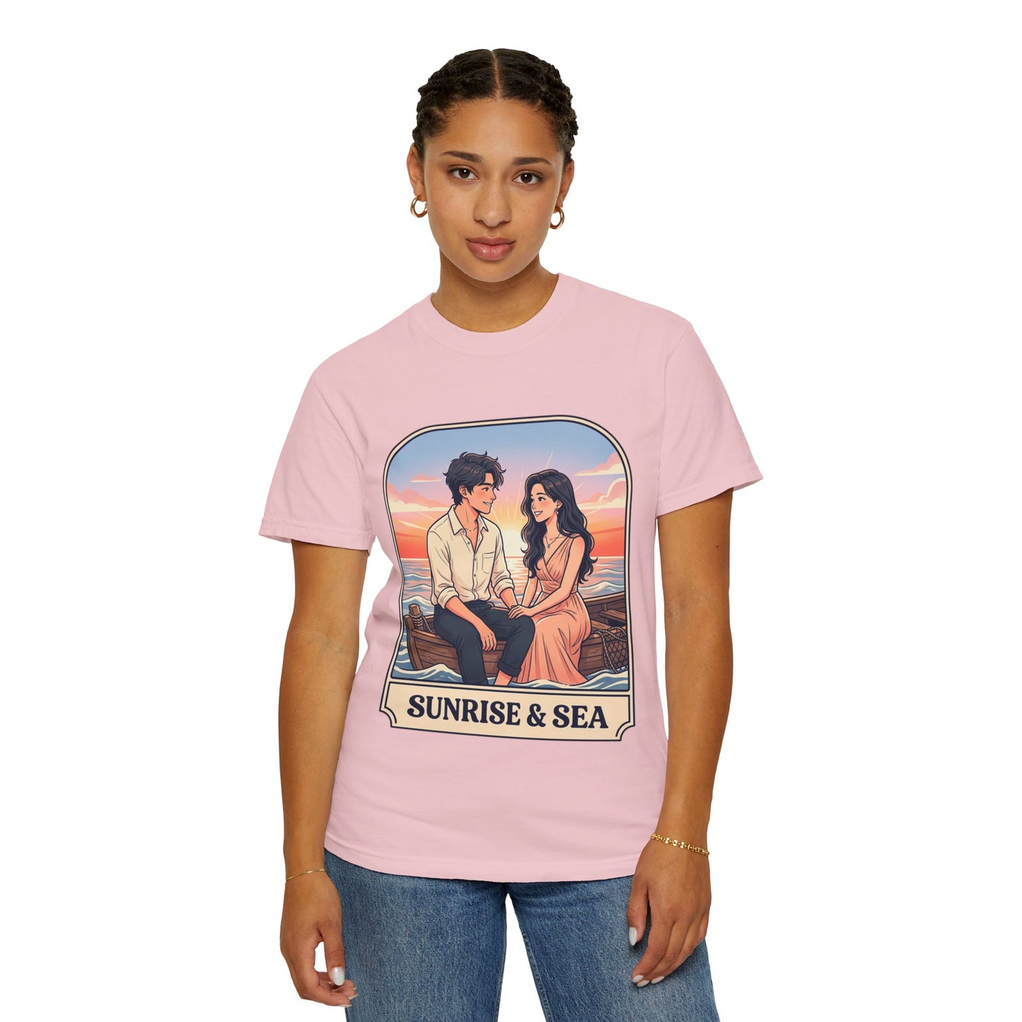 Sunrise & Sea Romantic Beach T-Shirt