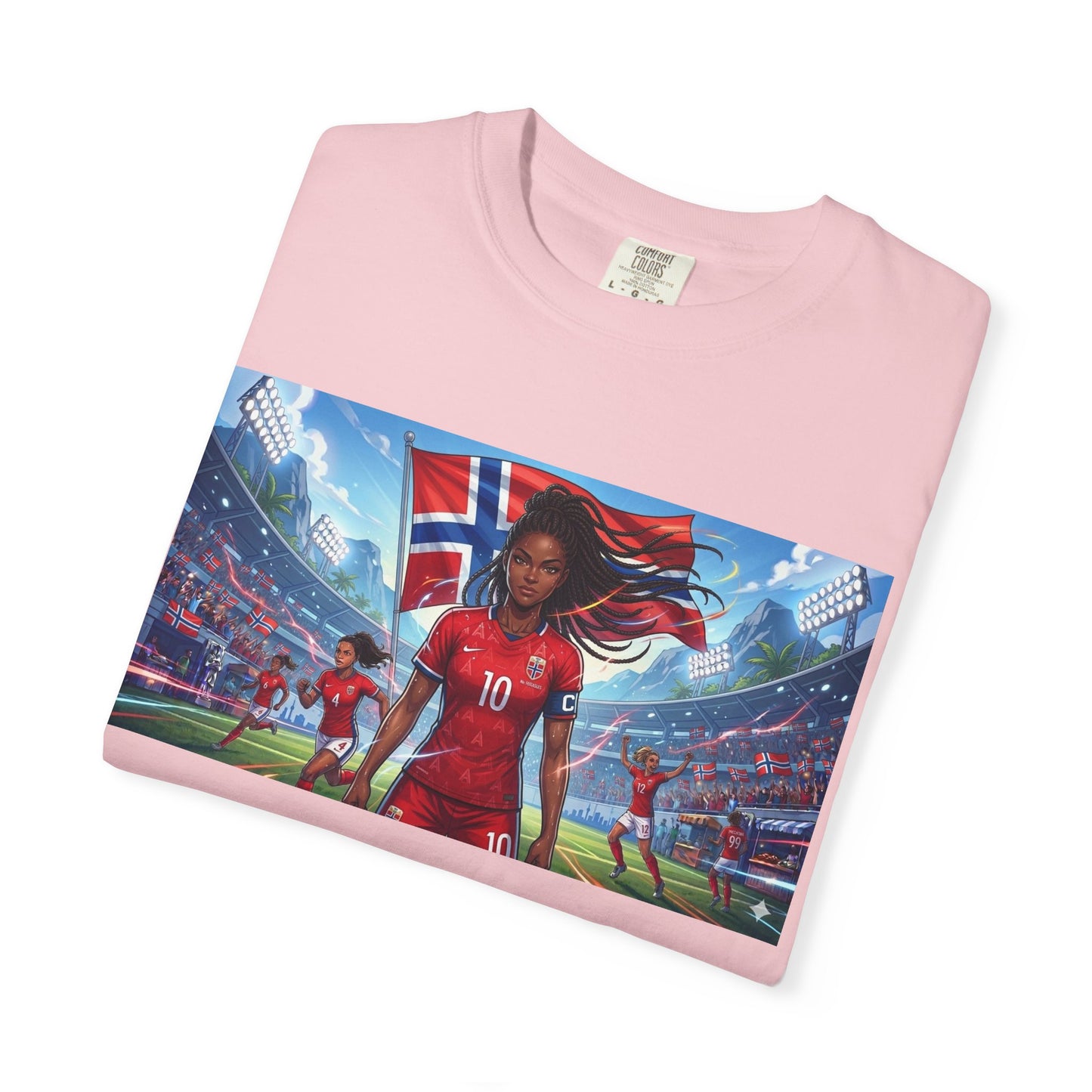 COMMANDER Norway – Female Unisex Garment-Dyed T-shirt