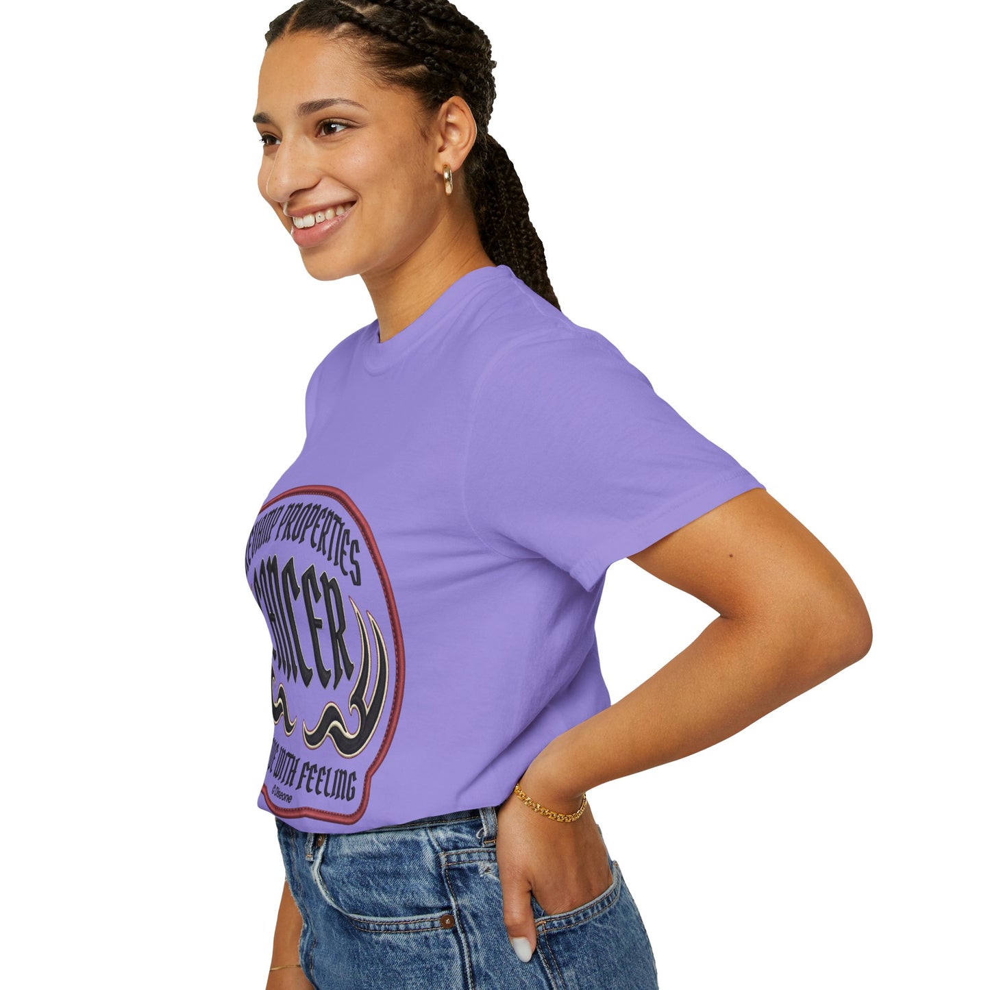 Cancer Zodiac T-Shirt — 'Move With Feeling' Astrology Tee
