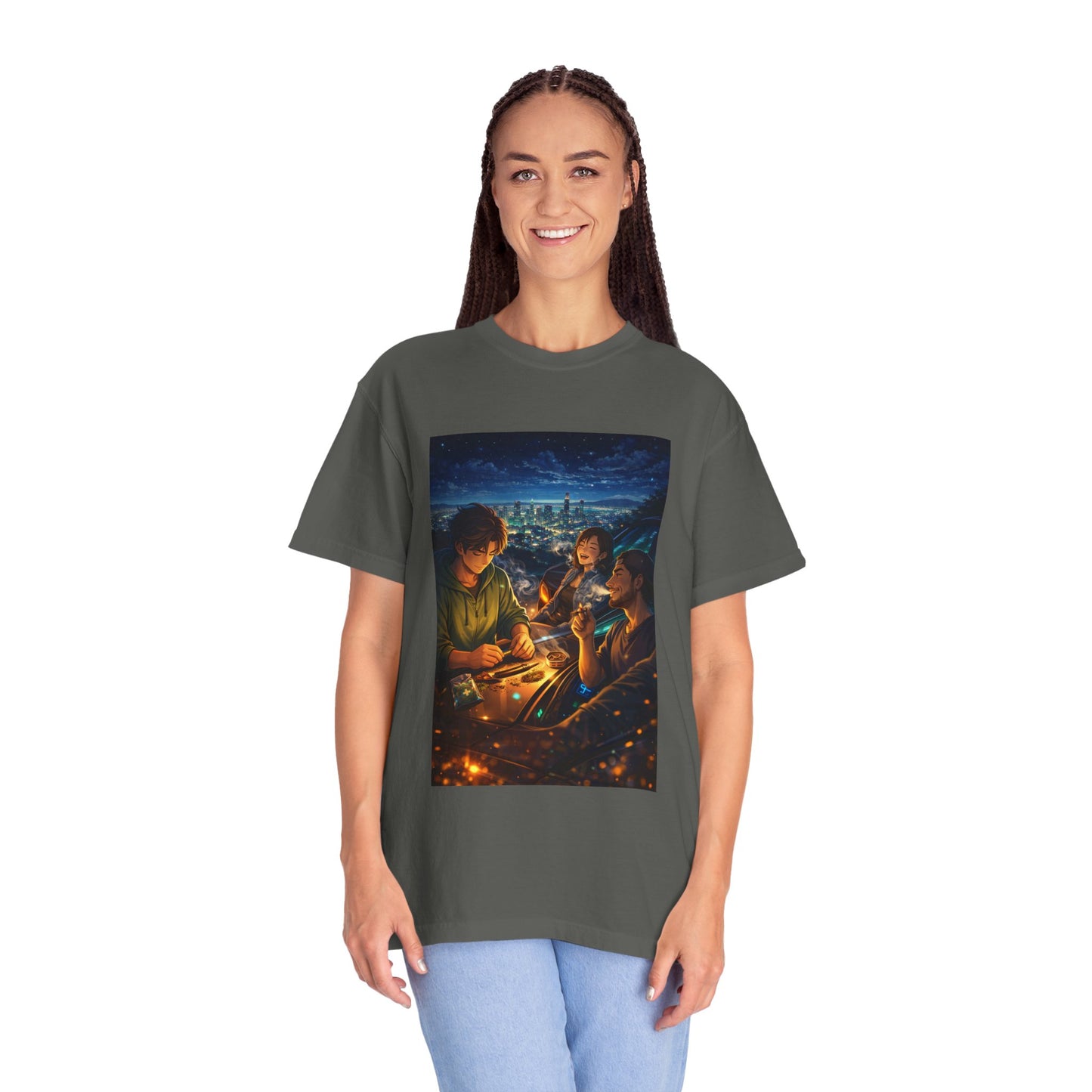 ROAD TRIP SMOKE SESSION-Unisex Garment-Dyed T-shirt