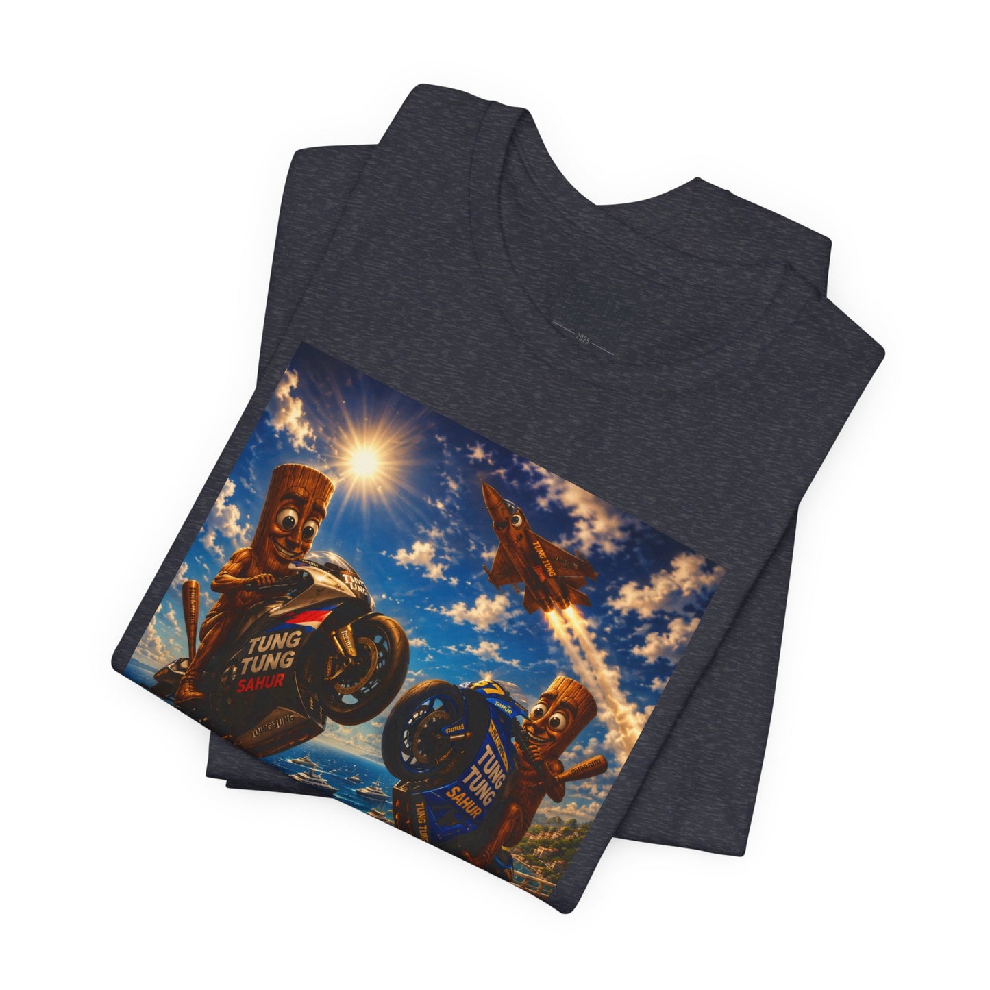 Motorcycle Stunt Tee — Sahara Riders Graphic T-Shirt