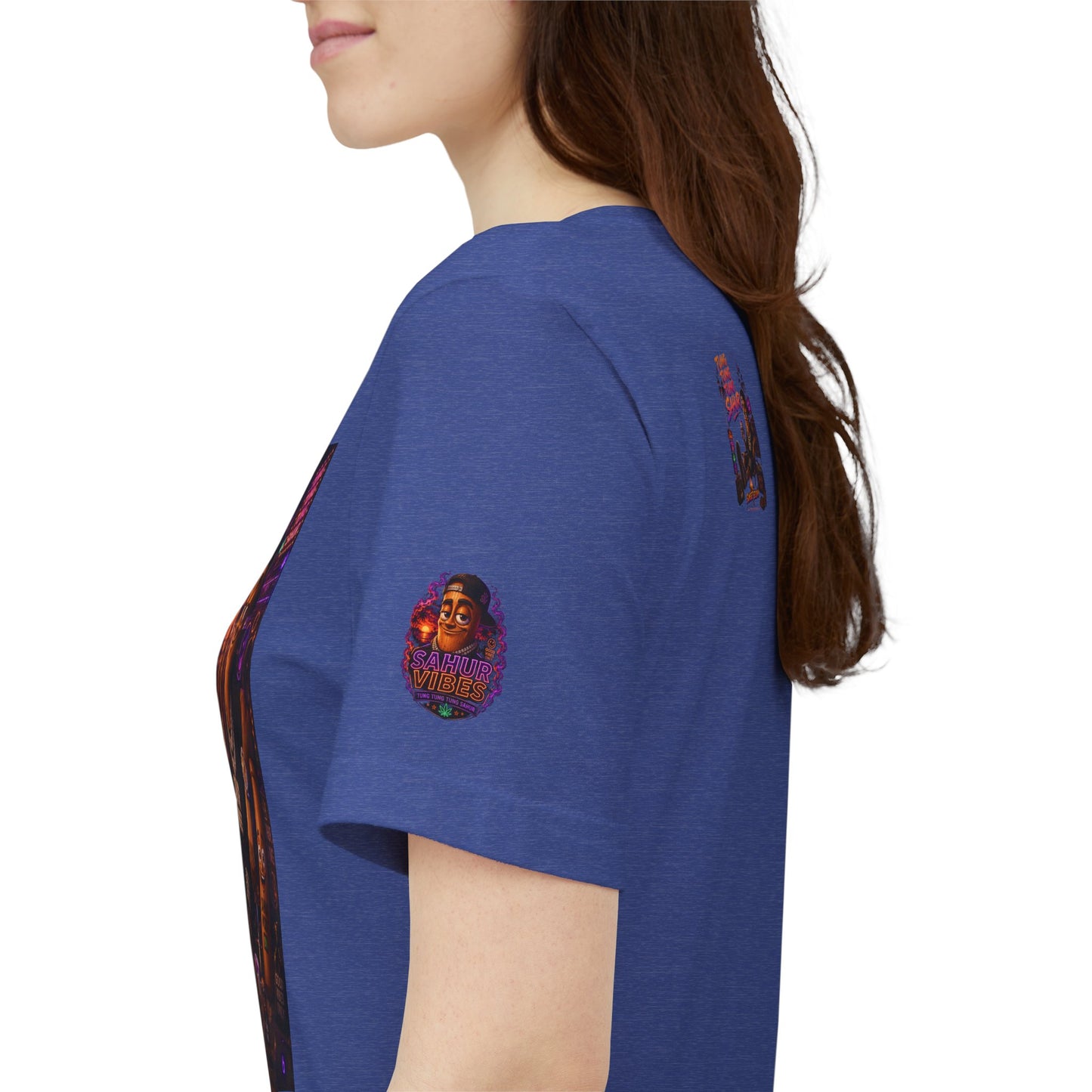 Tung Tung Tung Sahur Laid-Back Nightlife Graphic Tee — "Things Take Time" Urban Cartoon Design