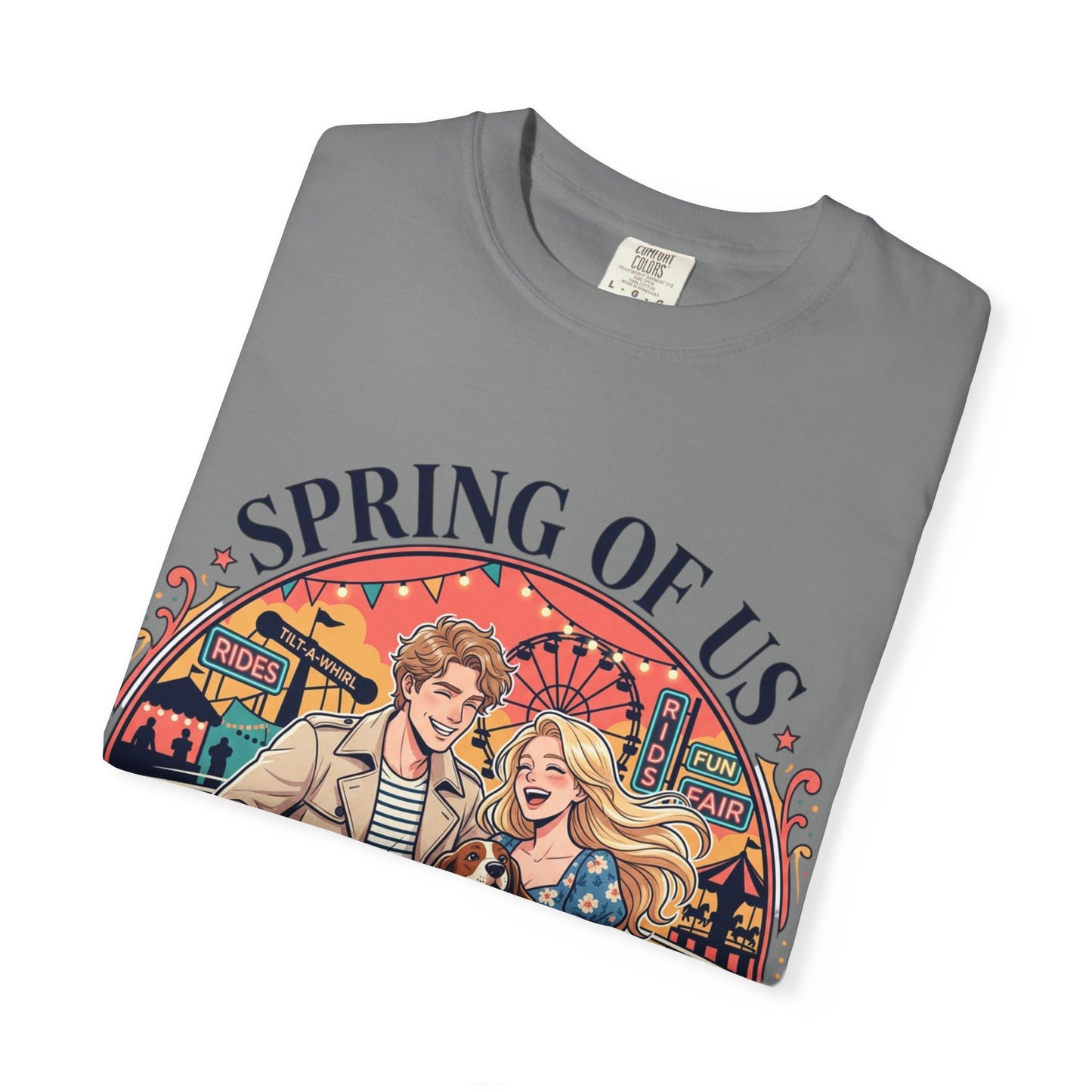 Spring of Us T-Shirt — Retro Carnival Couple Tee (Spring Festival Concert)