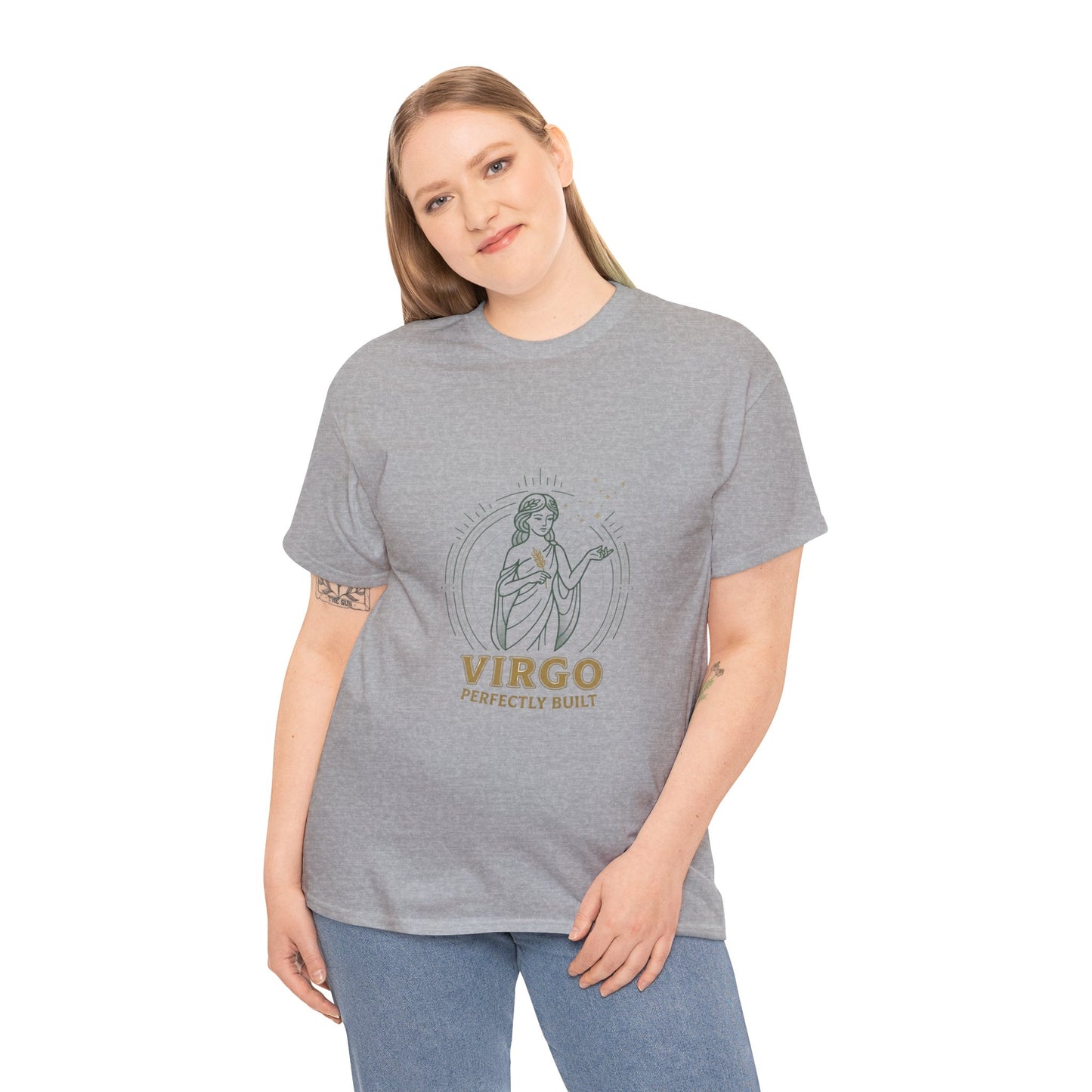 Virgo 'Perfectly Built' Zodiac T-Shirt — Astrology Graphic Tee