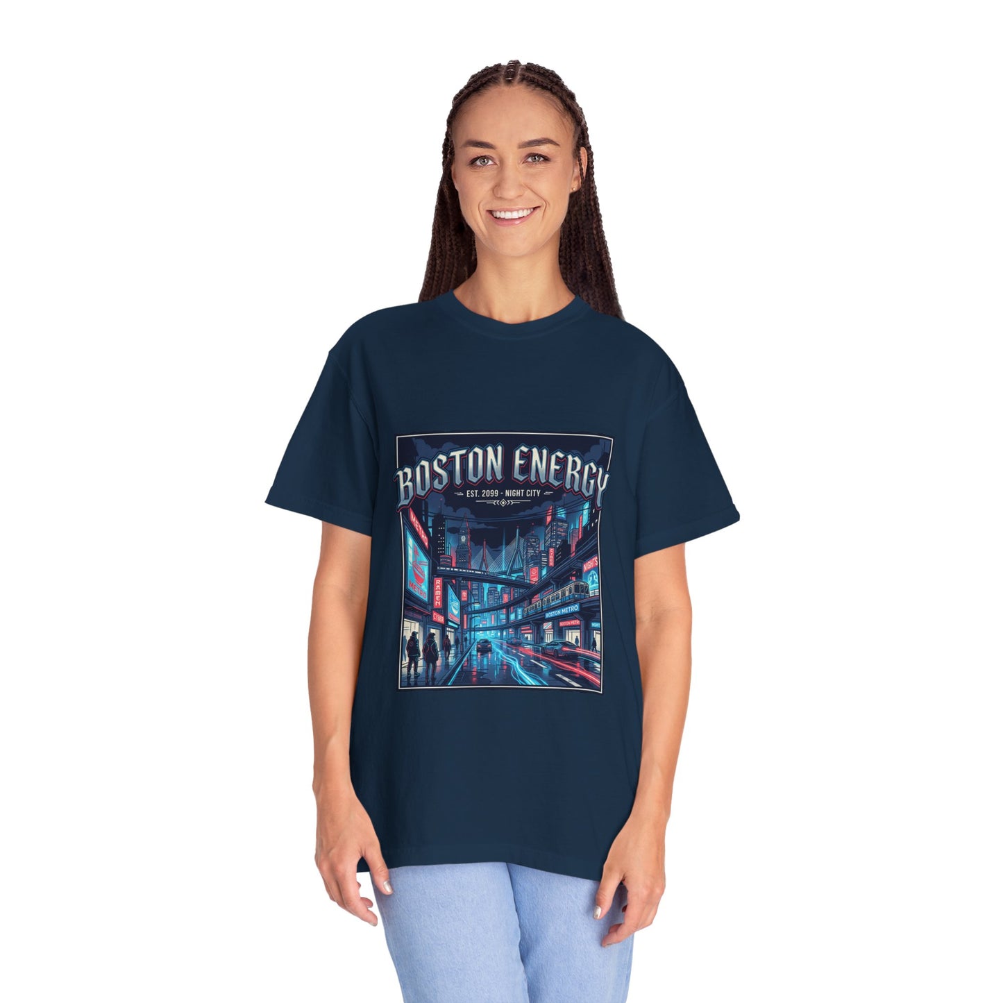 Boston Energy Graphic T-Shirt — Neon City Streetwear