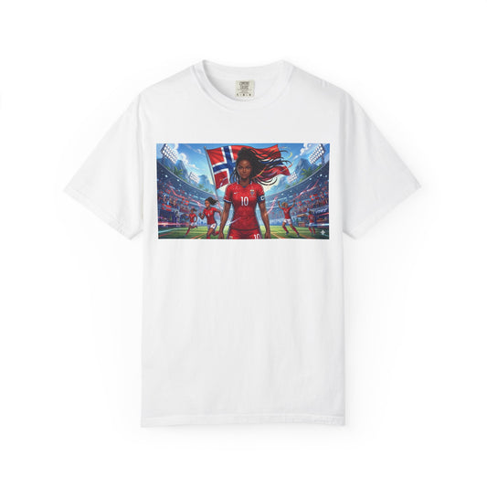 COMMANDER Norway – Female Unisex Garment-Dyed T-shirt