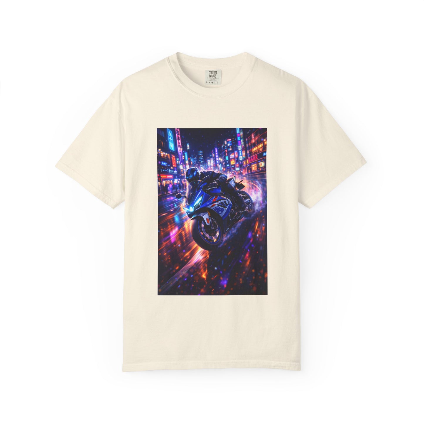 Suzuki GSX-R1000-NEON NIGHT RUN -  T-Shirt — Neon Night Rider Graphic Tee