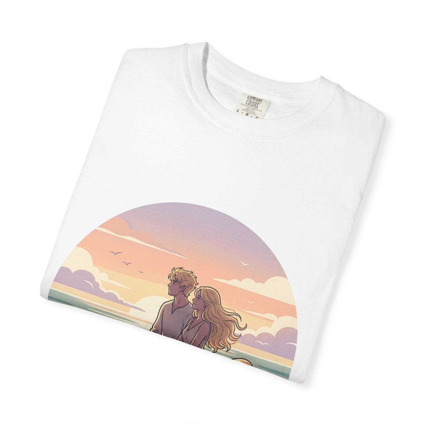 Ocean Sunset Graphic T-Shirt — "The Ocean Already Knows"
