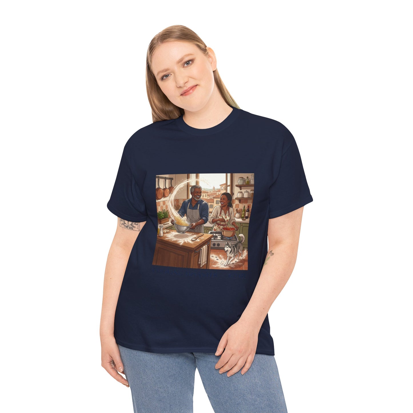 T-Shirt — 'Cooking Disaster — Rome' Illustrated Cooking Tee