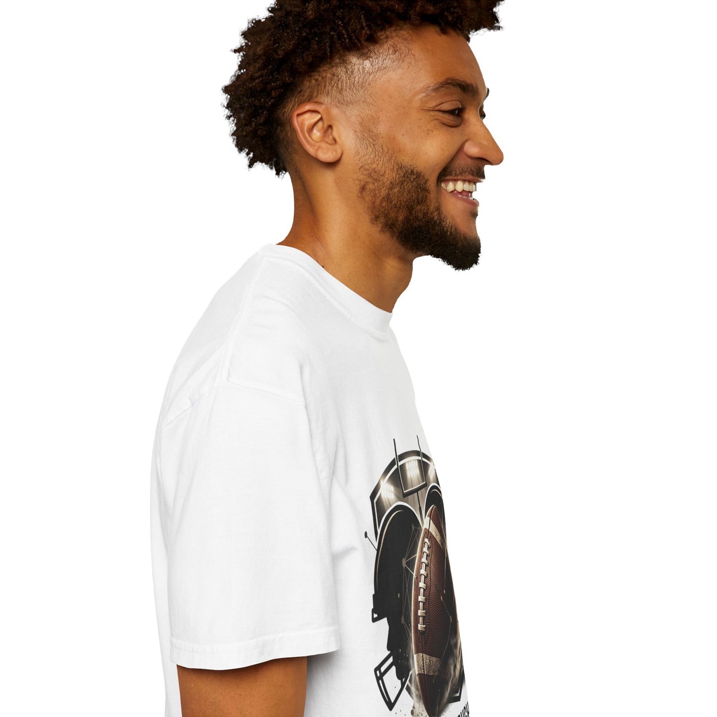 Football T-Shirt — "United Through the Game" Team Spirit Tee