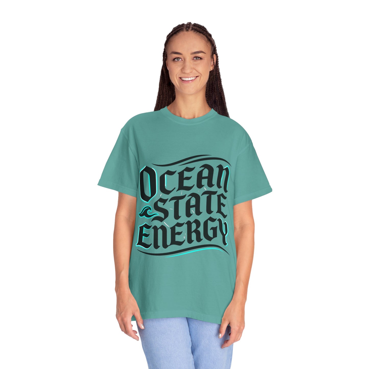 Ocean State Energy T-Shirt — Nautical Script Graphic Tee