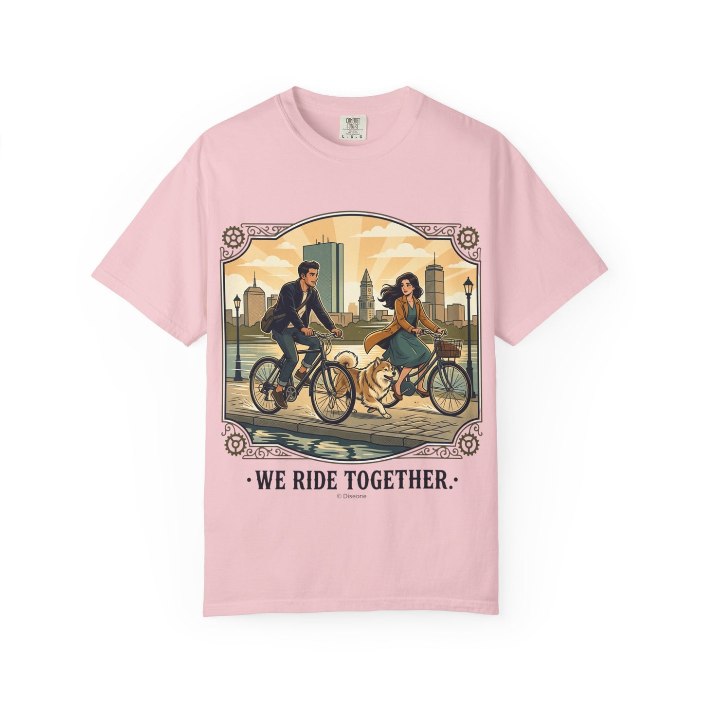We Ride Together Bicycle Couple T-Shirt