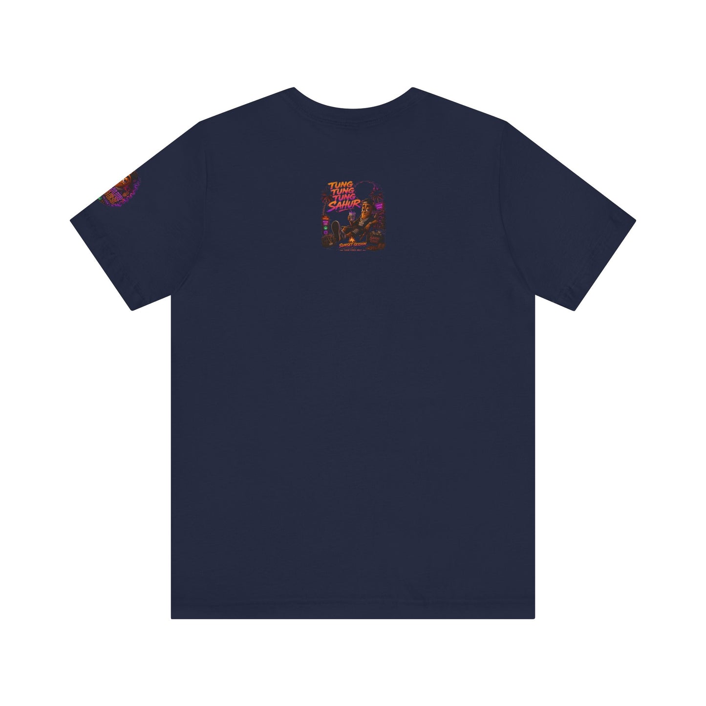 Tung Tung Tung Sahur Laid-Back Nightlife Graphic Tee — "Things Take Time" Urban Cartoon Design