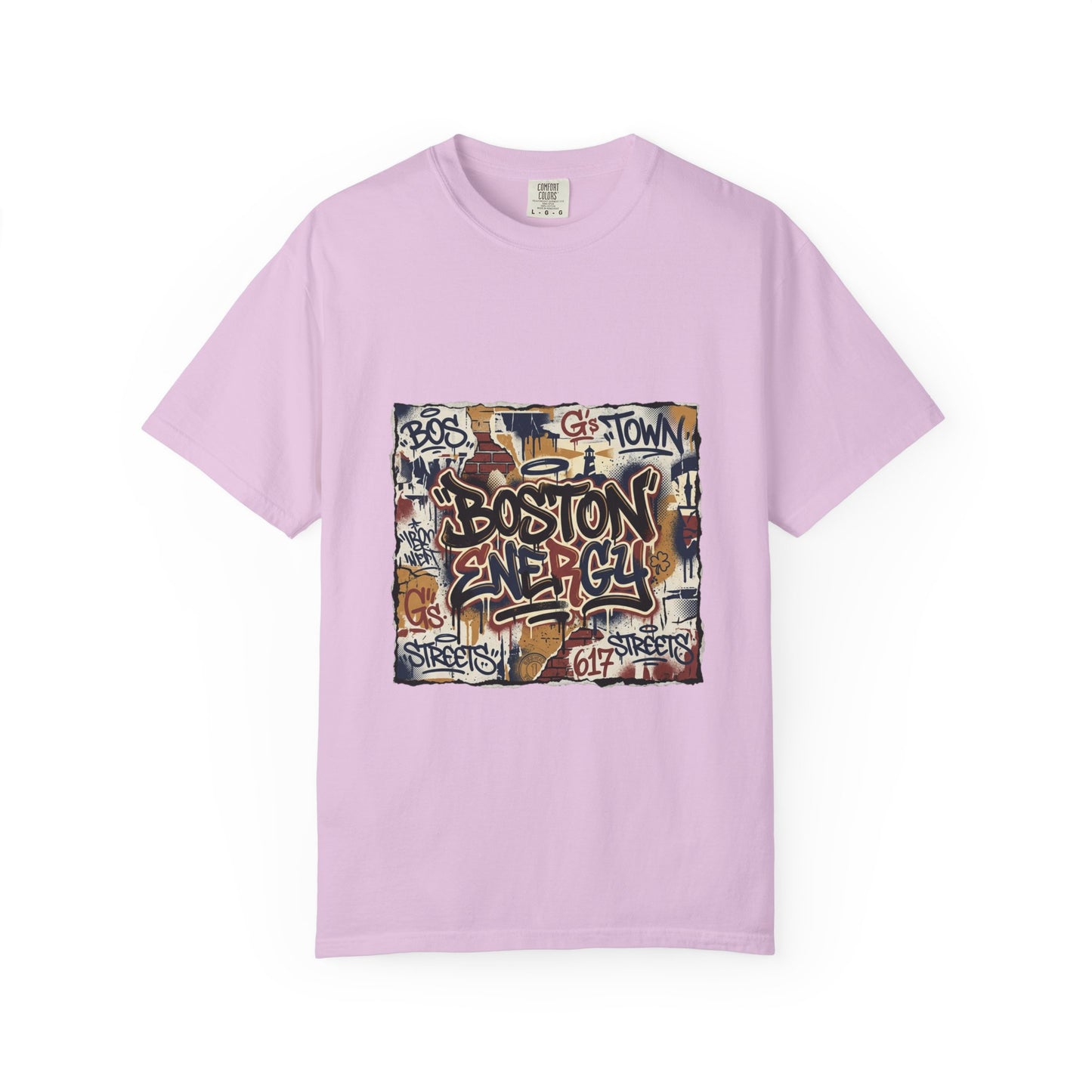 Boston Graffiti Tee — Urban Street Art T‑Shirt