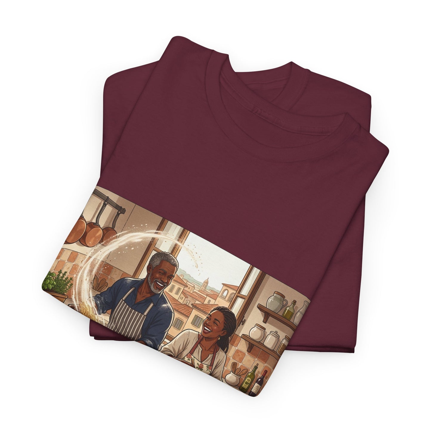 T-Shirt — 'Cooking Disaster — Rome' Illustrated Cooking Tee
