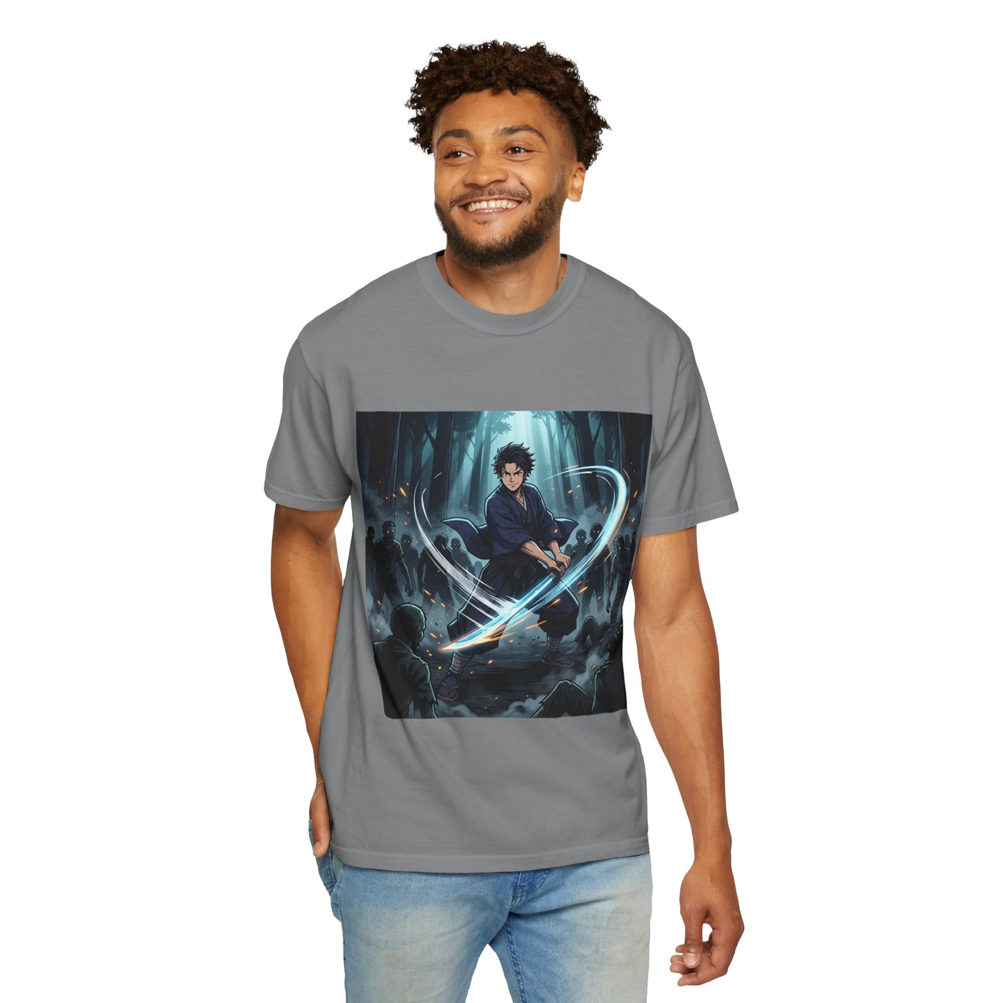 Mage Battlemage T‑Shirt — Fantasy Wizard Magic Sword Illustration Tee