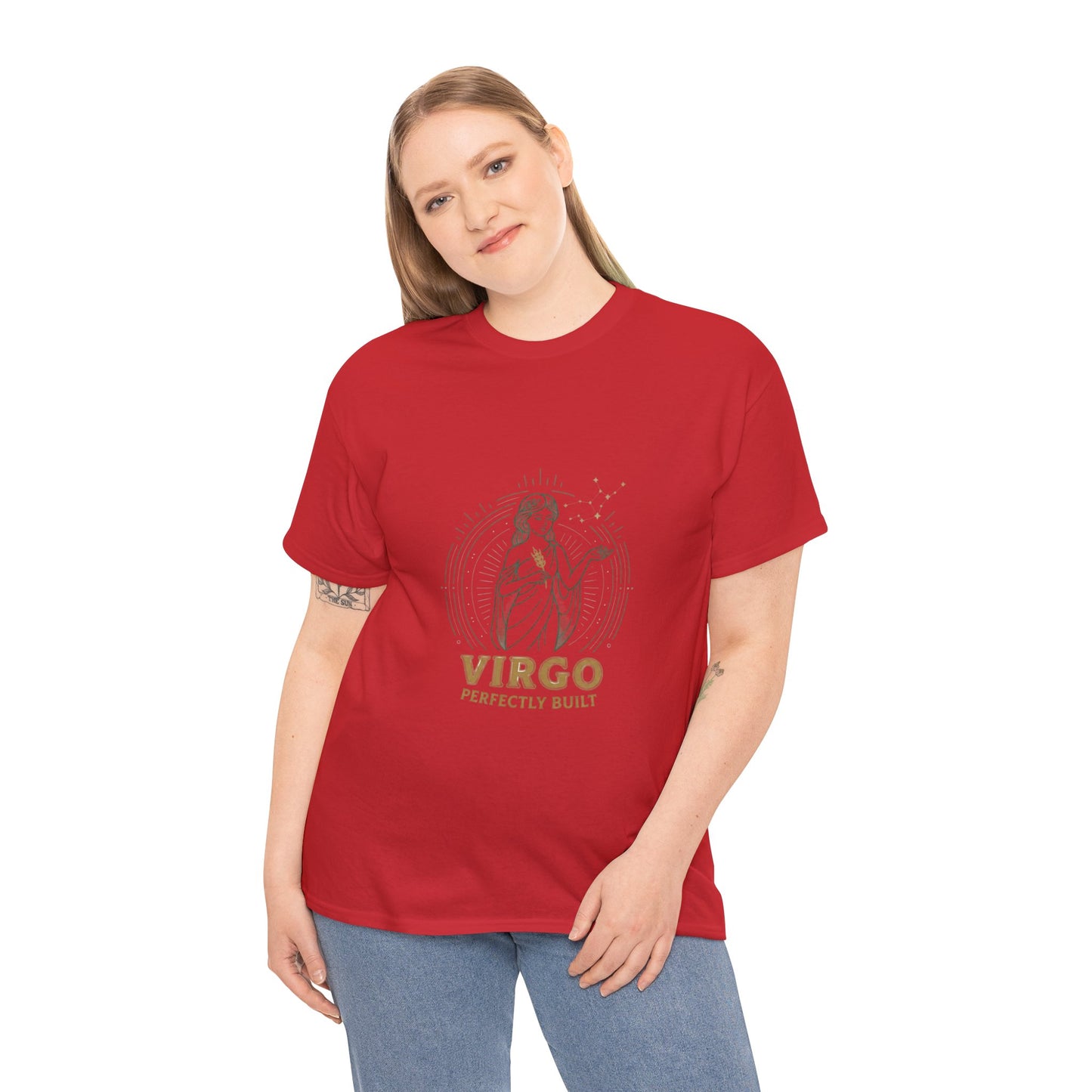 Virgo 'Perfectly Built' Zodiac T-Shirt — Astrology Graphic Tee