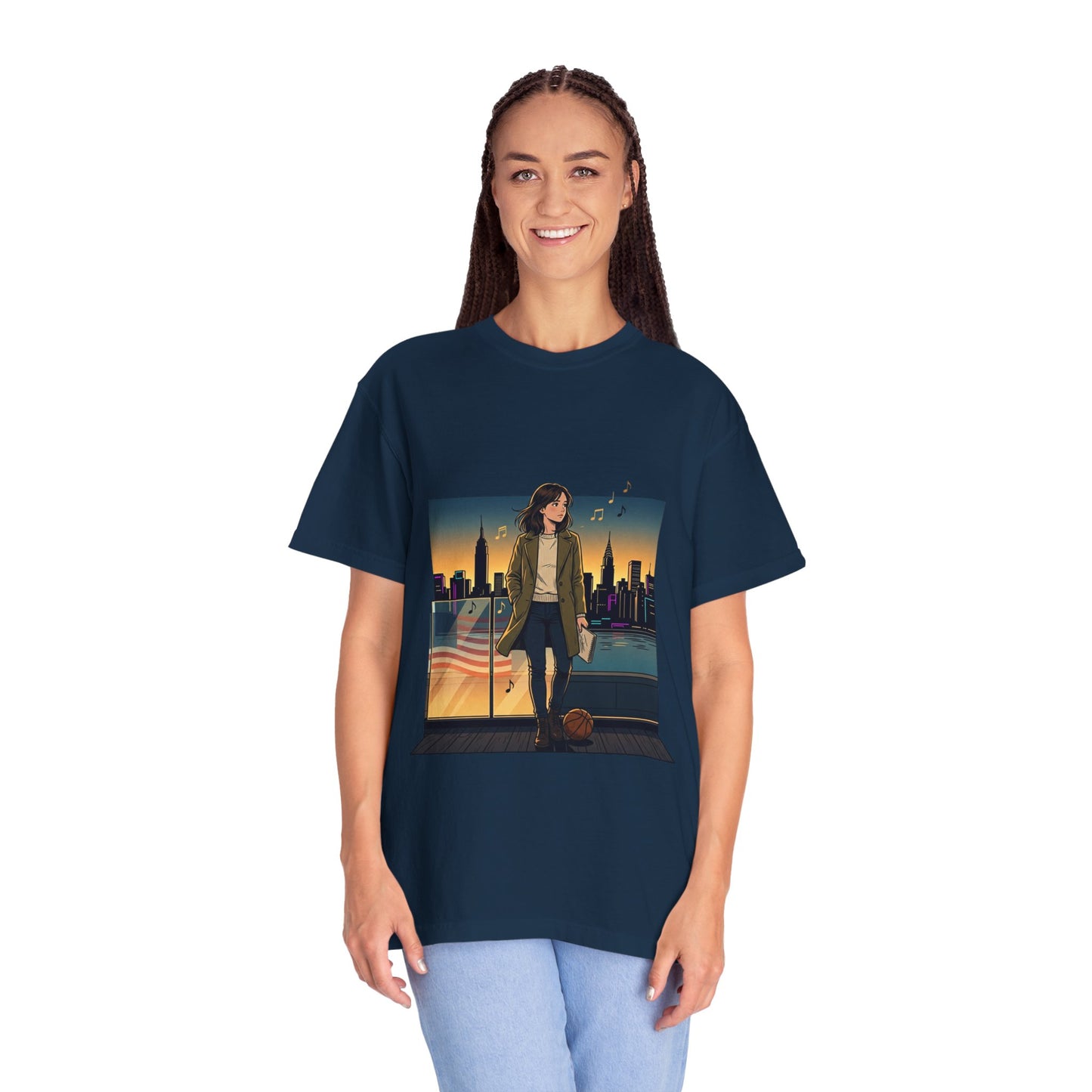 GLOBAL ENERGY: HER CITY, HER STORY— City Sunset Graphic T-Shirt