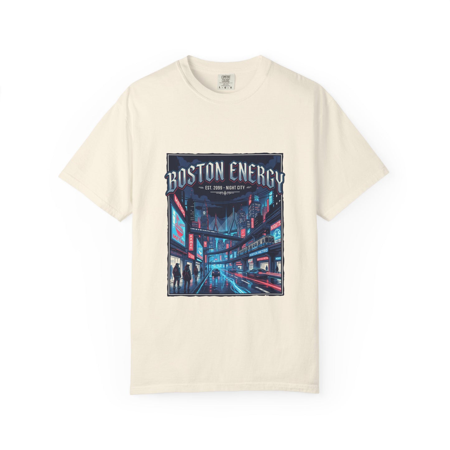 Boston Energy Graphic T-Shirt — Neon City Streetwear