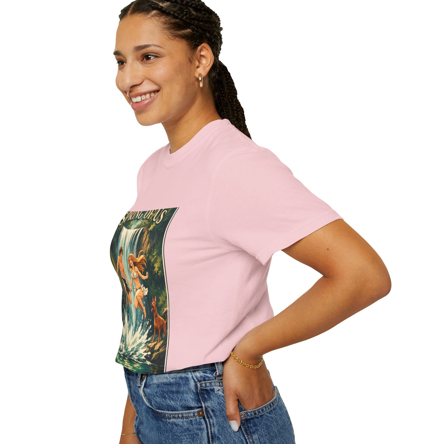 Vintage 'Spring of Us' Waterfall Graphic T-Shirt
